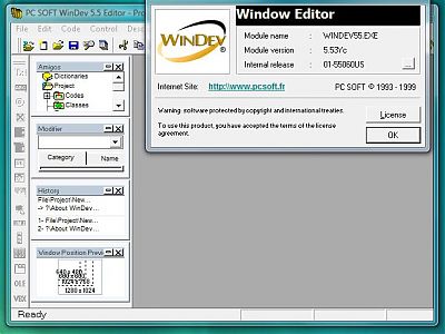 WinDev 5.5 Vista dongle 